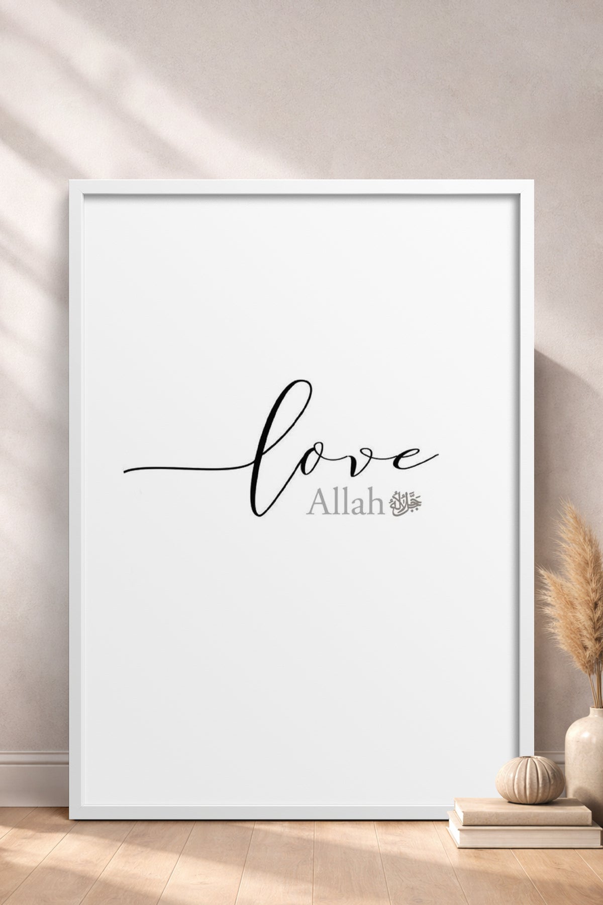 HOMEPACK Ahşap Çerçeveli Tablo Çerçeveli Poster Sanatsal Modern Duvar Dekoru TK-1247