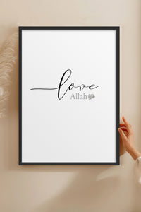 HOMEPACK Ahşap Çerçeveli Tablo Çerçeveli Poster Sanatsal Modern Duvar Dekoru TK-1247