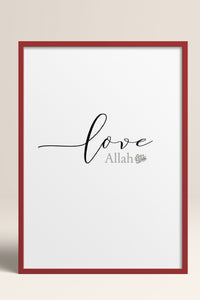 HOMEPACK Ahşap Çerçeveli Tablo Çerçeveli Poster Sanatsal Modern Duvar Dekoru TK-1247