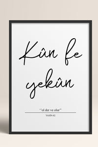 HOMEPACK Ahşap Çerçeveli Tablo Çerçeveli Poster Sanatsal Modern Duvar Dekoru TK-1249