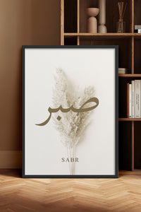 HOMEPACK Ahşap Çerçeveli Tablo Çerçeveli Poster Sanatsal Modern Duvar Dekoru TK-1251