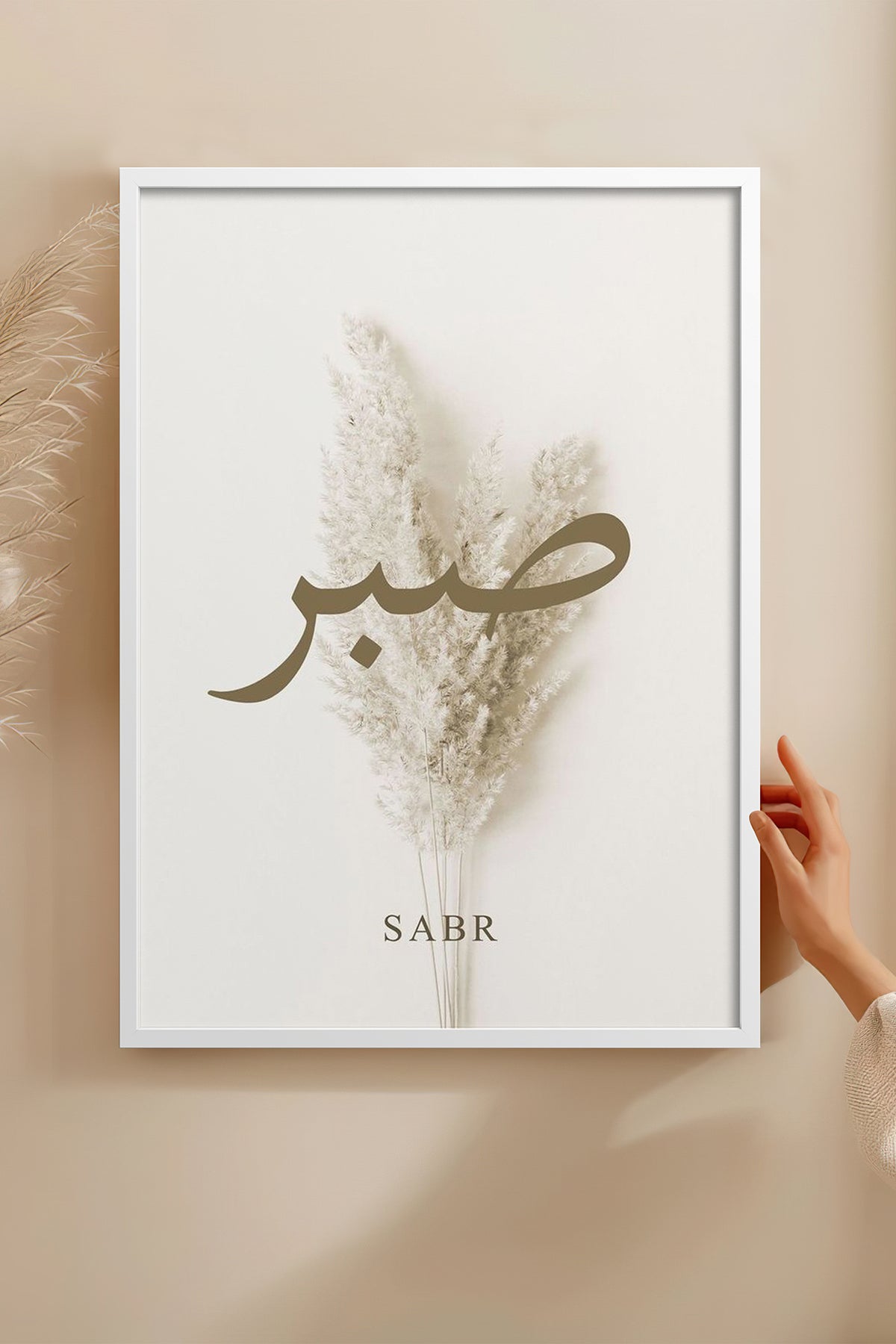 HOMEPACK Ahşap Çerçeveli Tablo Çerçeveli Poster Sanatsal Modern Duvar Dekoru TK-1251