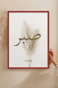 HOMEPACK Ahşap Çerçeveli Tablo Çerçeveli Poster Sanatsal Modern Duvar Dekoru TK-1251