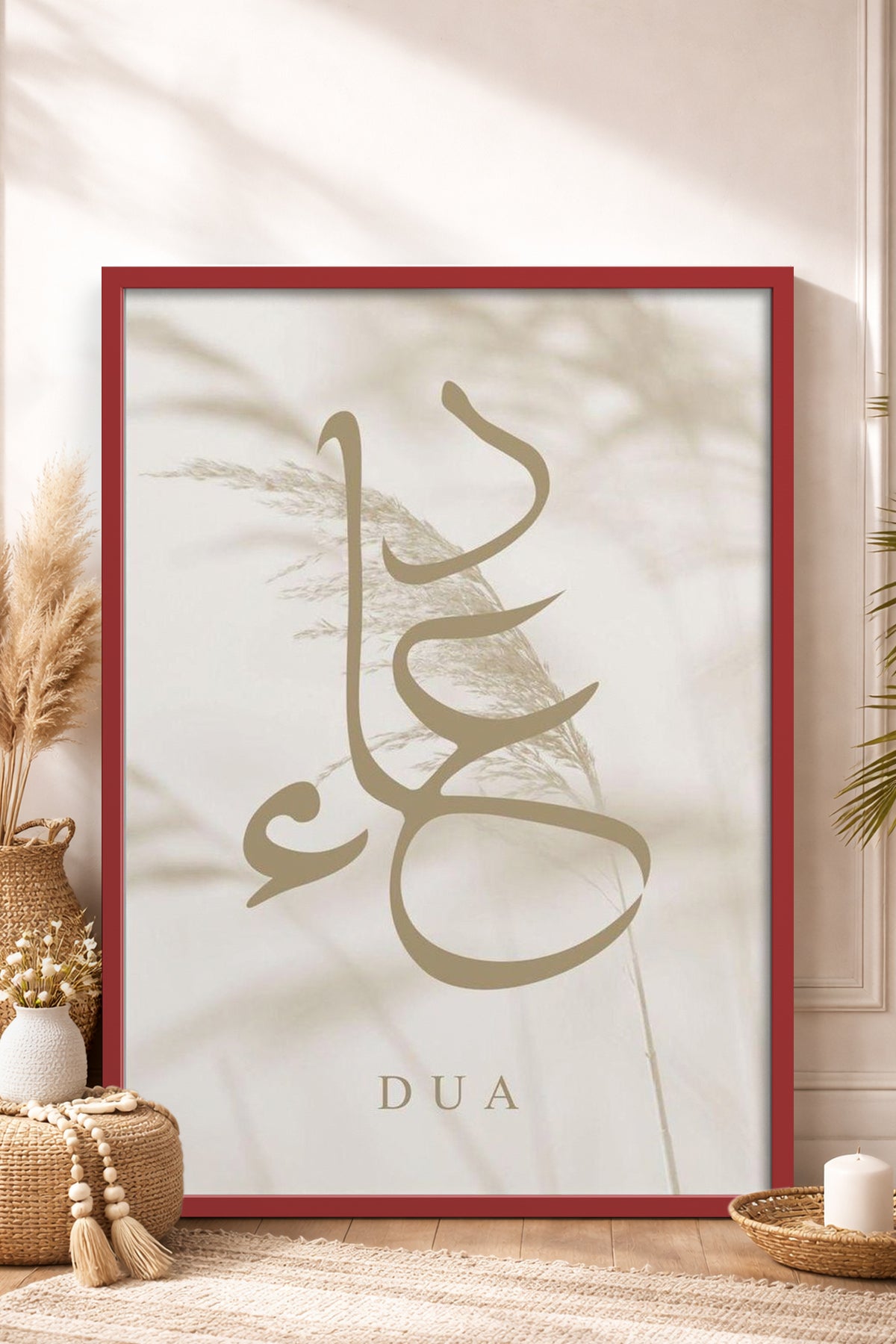 HOMEPACK Ahşap Çerçeveli Tablo Çerçeveli Poster Sanatsal Modern Duvar Dekoru TK-1253