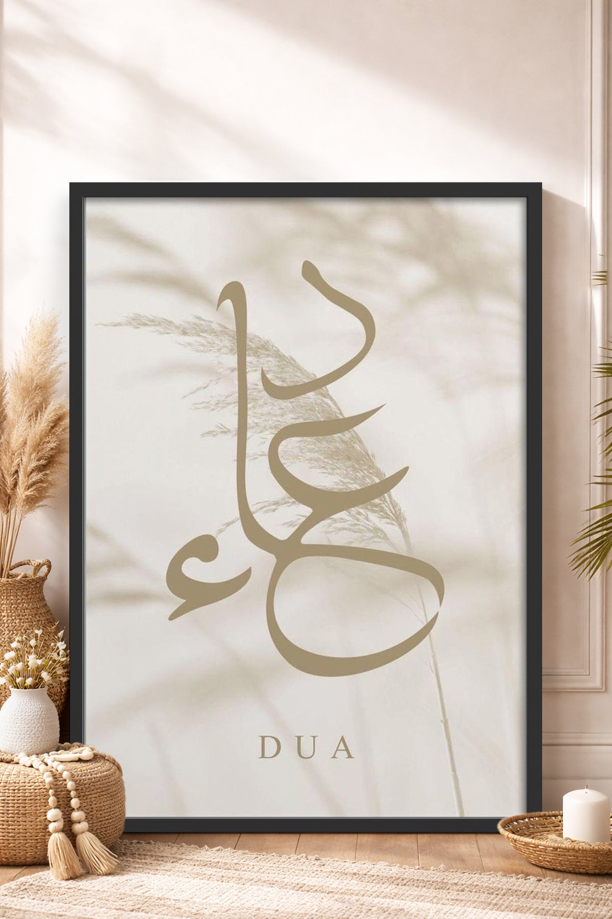 HOMEPACK Ahşap Çerçeveli Tablo Çerçeveli Poster Sanatsal Modern Duvar Dekoru TK-1253