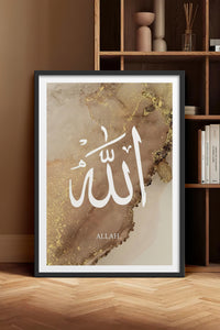 HOMEPACK Ahşap Çerçeveli Tablo Çerçeveli Poster Sanatsal Modern Duvar Dekoru TK-1254