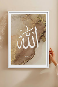 HOMEPACK Ahşap Çerçeveli Tablo Çerçeveli Poster Sanatsal Modern Duvar Dekoru TK-1254