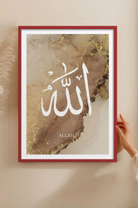 HOMEPACK Ahşap Çerçeveli Tablo Çerçeveli Poster Sanatsal Modern Duvar Dekoru TK-1254