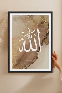 HOMEPACK Ahşap Çerçeveli Tablo Çerçeveli Poster Sanatsal Modern Duvar Dekoru TK-1254
