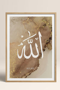 HOMEPACK Ahşap Çerçeveli Tablo Çerçeveli Poster Sanatsal Modern Duvar Dekoru TK-1254