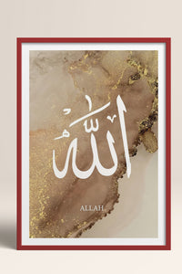 HOMEPACK Ahşap Çerçeveli Tablo Çerçeveli Poster Sanatsal Modern Duvar Dekoru TK-1254