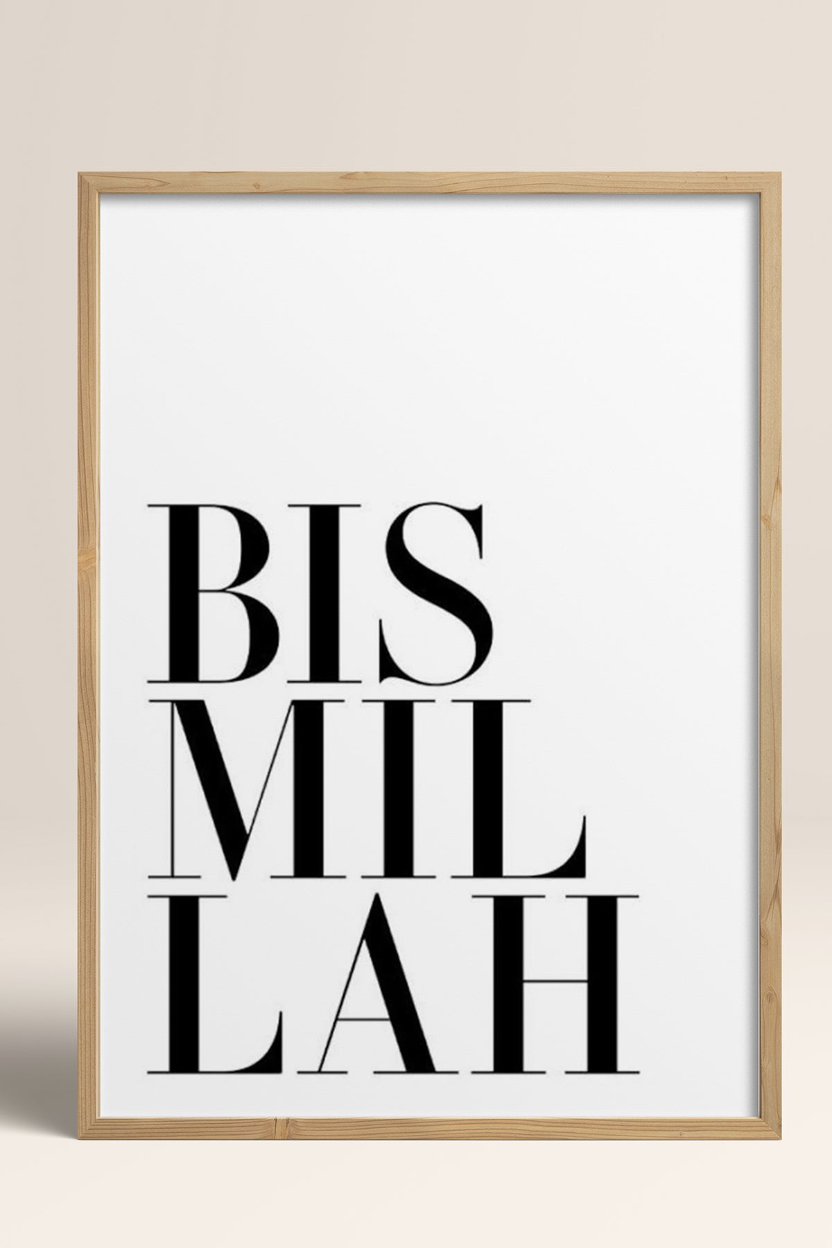 HOMEPACK Ahşap Çerçeveli Tablo Çerçeveli Poster Sanatsal Modern Duvar Dekoru TK-1257