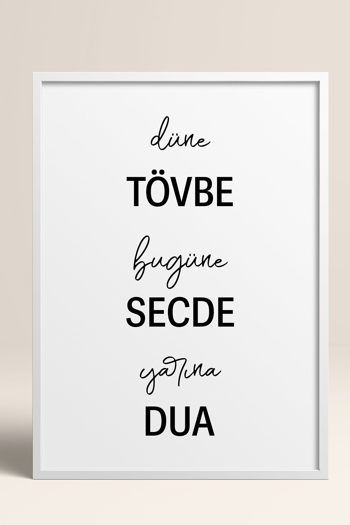 HOMEPACK Ahşap Çerçeveli Tablo Çerçeveli Poster Sanatsal Modern Duvar Dekoru TK-1259