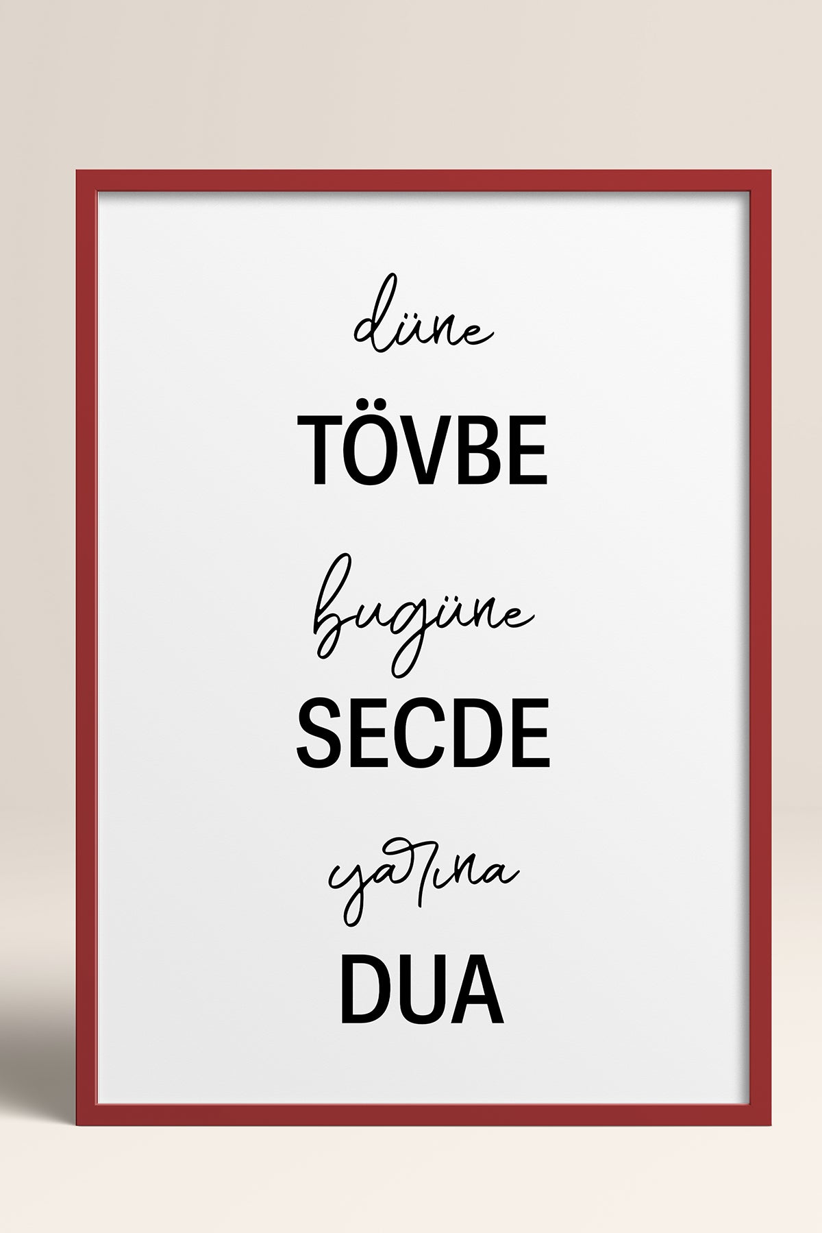 HOMEPACK Ahşap Çerçeveli Tablo Çerçeveli Poster Sanatsal Modern Duvar Dekoru TK-1259