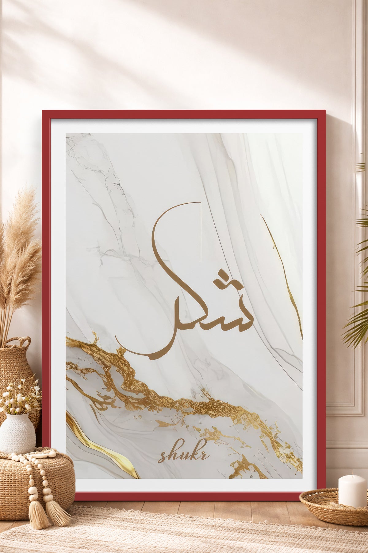 HOMEPACK Ahşap Çerçeveli Tablo Çerçeveli Poster Sanatsal Modern Duvar Dekoru TK-1261