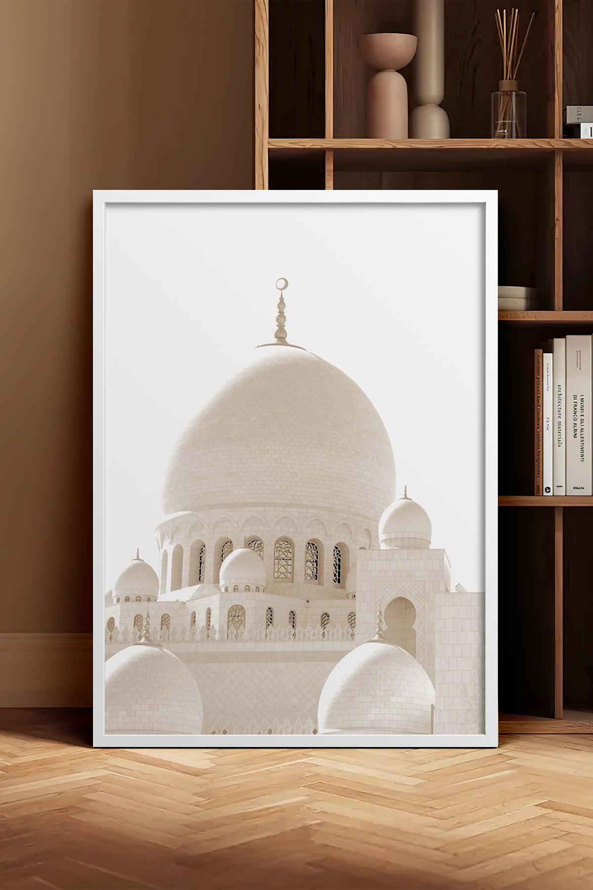 HOMEPACK Ahşap Çerçeveli Tablo Çerçeveli Poster Sanatsal Modern Duvar Dekoru TK-1263