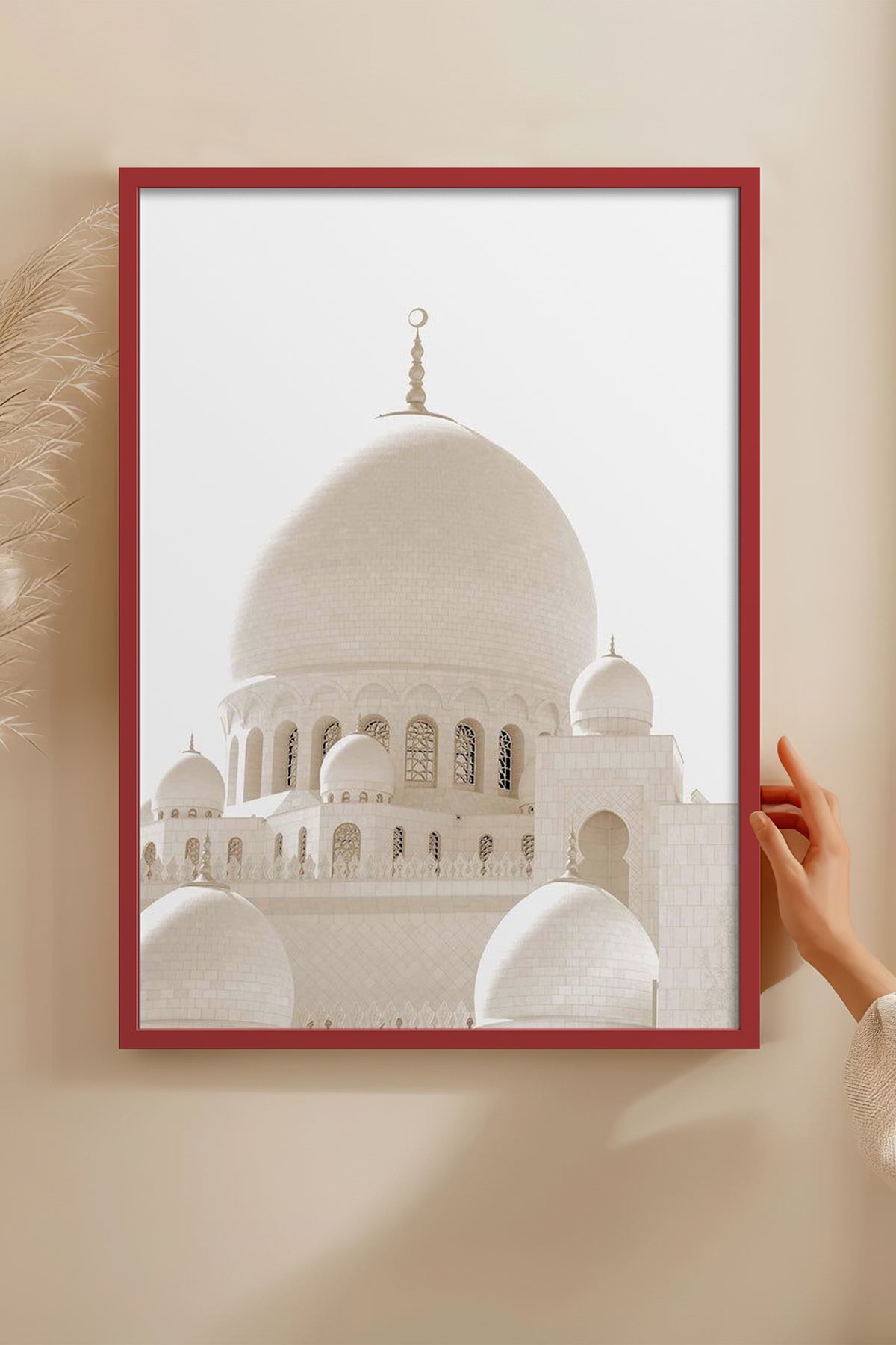 HOMEPACK Ahşap Çerçeveli Tablo Çerçeveli Poster Sanatsal Modern Duvar Dekoru TK-1263