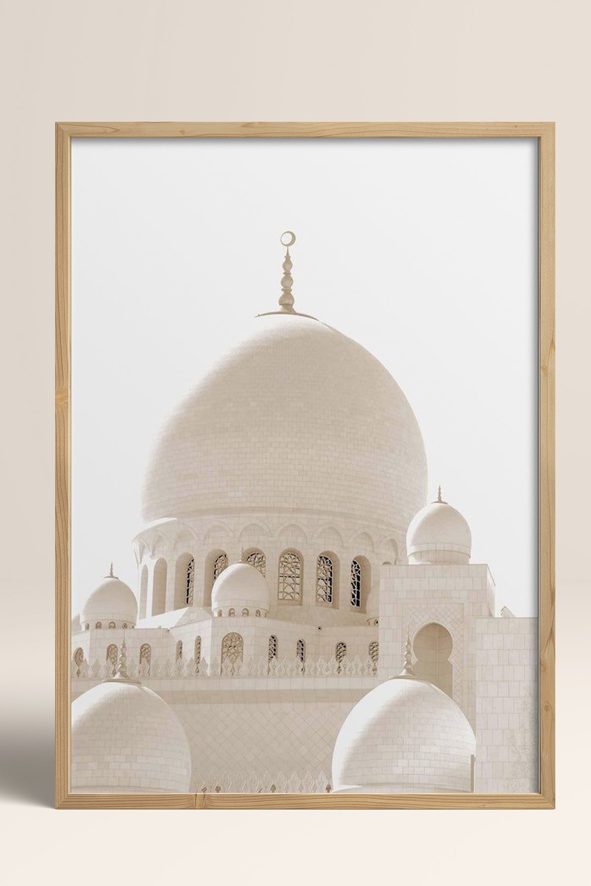 HOMEPACK Ahşap Çerçeveli Tablo Çerçeveli Poster Sanatsal Modern Duvar Dekoru TK-1263