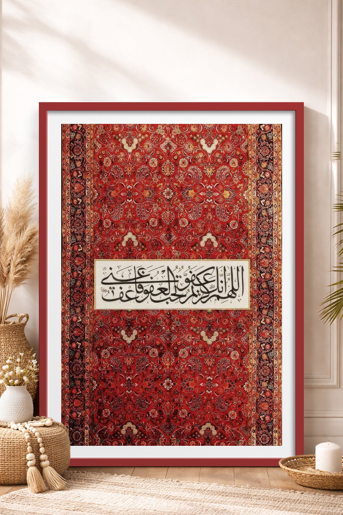 HOMEPACK Ahşap Çerçeveli Tablo Çerçeveli Poster Sanatsal Modern Duvar Dekoru TK-1265