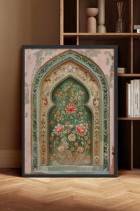 HOMEPACK Ahşap Çerçeveli Tablo Çerçeveli Poster Sanatsal Modern Duvar Dekoru TK-1282
