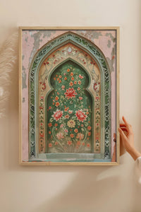 HOMEPACK Ahşap Çerçeveli Tablo Çerçeveli Poster Sanatsal Modern Duvar Dekoru TK-1282