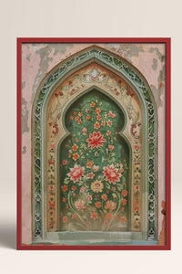 HOMEPACK Ahşap Çerçeveli Tablo Çerçeveli Poster Sanatsal Modern Duvar Dekoru TK-1282