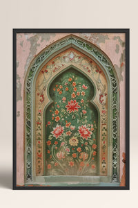 HOMEPACK Ahşap Çerçeveli Tablo Çerçeveli Poster Sanatsal Modern Duvar Dekoru TK-1282