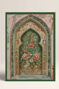 HOMEPACK Ahşap Çerçeveli Tablo Çerçeveli Poster Sanatsal Modern Duvar Dekoru TK-1282