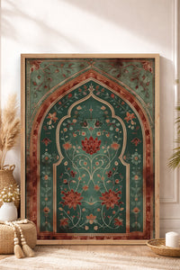 HOMEPACK Ahşap Çerçeveli Tablo Çerçeveli Poster Sanatsal Modern Duvar Dekoru TK-1283