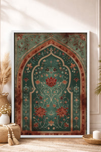 HOMEPACK Ahşap Çerçeveli Tablo Çerçeveli Poster Sanatsal Modern Duvar Dekoru TK-1283