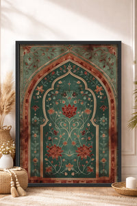 HOMEPACK Ahşap Çerçeveli Tablo Çerçeveli Poster Sanatsal Modern Duvar Dekoru TK-1283