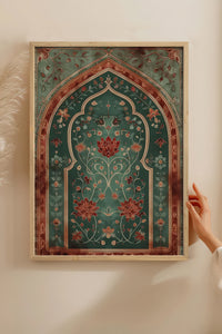 HOMEPACK Ahşap Çerçeveli Tablo Çerçeveli Poster Sanatsal Modern Duvar Dekoru TK-1283