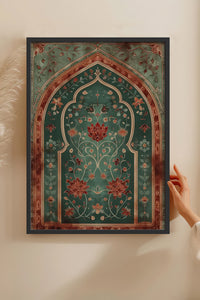 HOMEPACK Ahşap Çerçeveli Tablo Çerçeveli Poster Sanatsal Modern Duvar Dekoru TK-1283