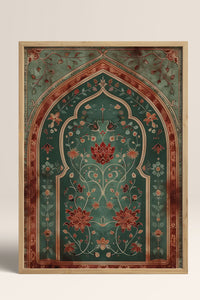 HOMEPACK Ahşap Çerçeveli Tablo Çerçeveli Poster Sanatsal Modern Duvar Dekoru TK-1283