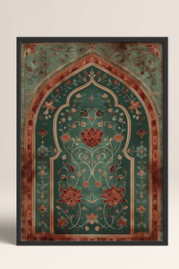 HOMEPACK Ahşap Çerçeveli Tablo Çerçeveli Poster Sanatsal Modern Duvar Dekoru TK-1283