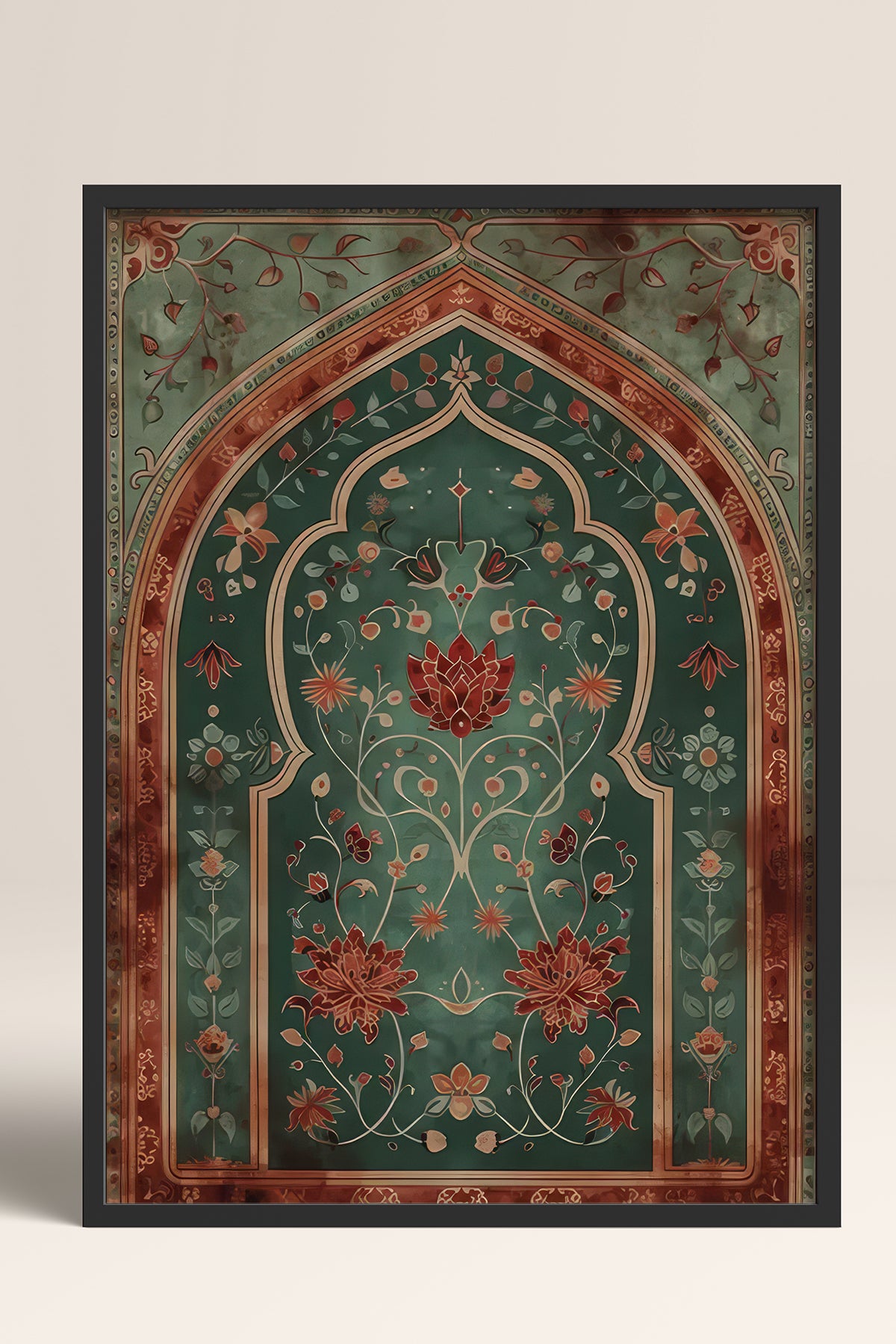 HOMEPACK Ahşap Çerçeveli Tablo Çerçeveli Poster Sanatsal Modern Duvar Dekoru TK-1283