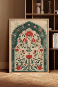 HOMEPACK Ahşap Çerçeveli Tablo Çerçeveli Poster Sanatsal Modern Duvar Dekoru TK-1284