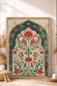 HOMEPACK Ahşap Çerçeveli Tablo Çerçeveli Poster Sanatsal Modern Duvar Dekoru TK-1284