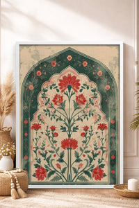 HOMEPACK Ahşap Çerçeveli Tablo Çerçeveli Poster Sanatsal Modern Duvar Dekoru TK-1284