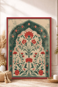 HOMEPACK Ahşap Çerçeveli Tablo Çerçeveli Poster Sanatsal Modern Duvar Dekoru TK-1284