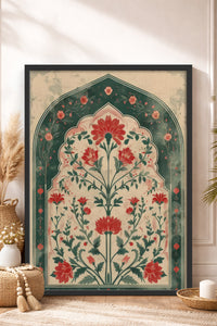 HOMEPACK Ahşap Çerçeveli Tablo Çerçeveli Poster Sanatsal Modern Duvar Dekoru TK-1284