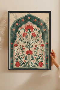 HOMEPACK Ahşap Çerçeveli Tablo Çerçeveli Poster Sanatsal Modern Duvar Dekoru TK-1284