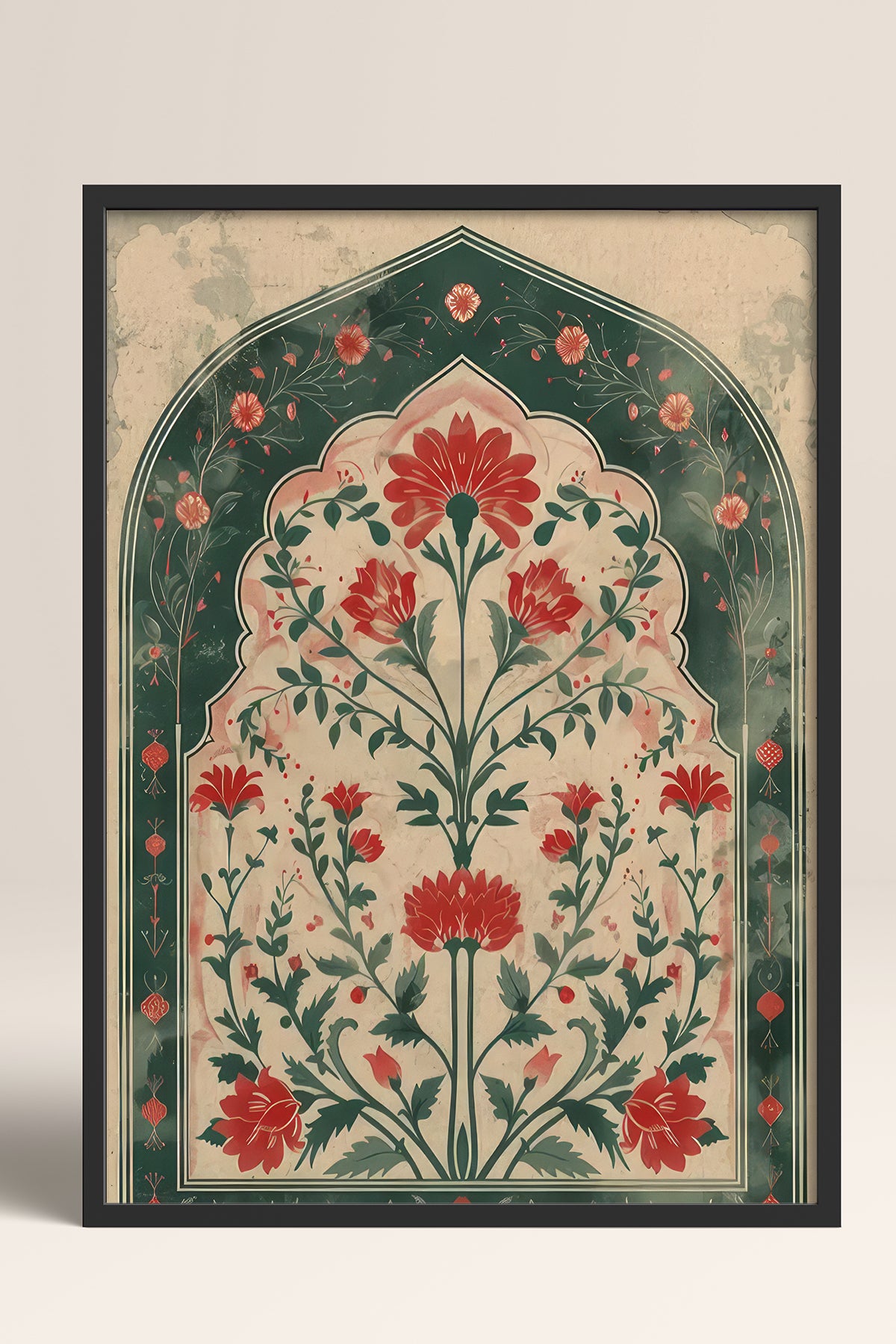 HOMEPACK Ahşap Çerçeveli Tablo Çerçeveli Poster Sanatsal Modern Duvar Dekoru TK-1284