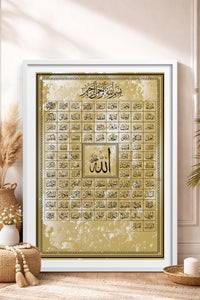 HOMEPACK Ahşap Çerçeveli Tablo Çerçeveli Poster Sanatsal Modern Duvar Dekoru TK-1293