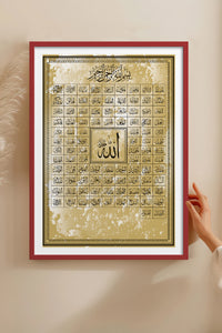 HOMEPACK Ahşap Çerçeveli Tablo Çerçeveli Poster Sanatsal Modern Duvar Dekoru TK-1293
