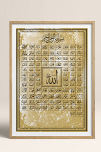 HOMEPACK Ahşap Çerçeveli Tablo Çerçeveli Poster Sanatsal Modern Duvar Dekoru TK-1293