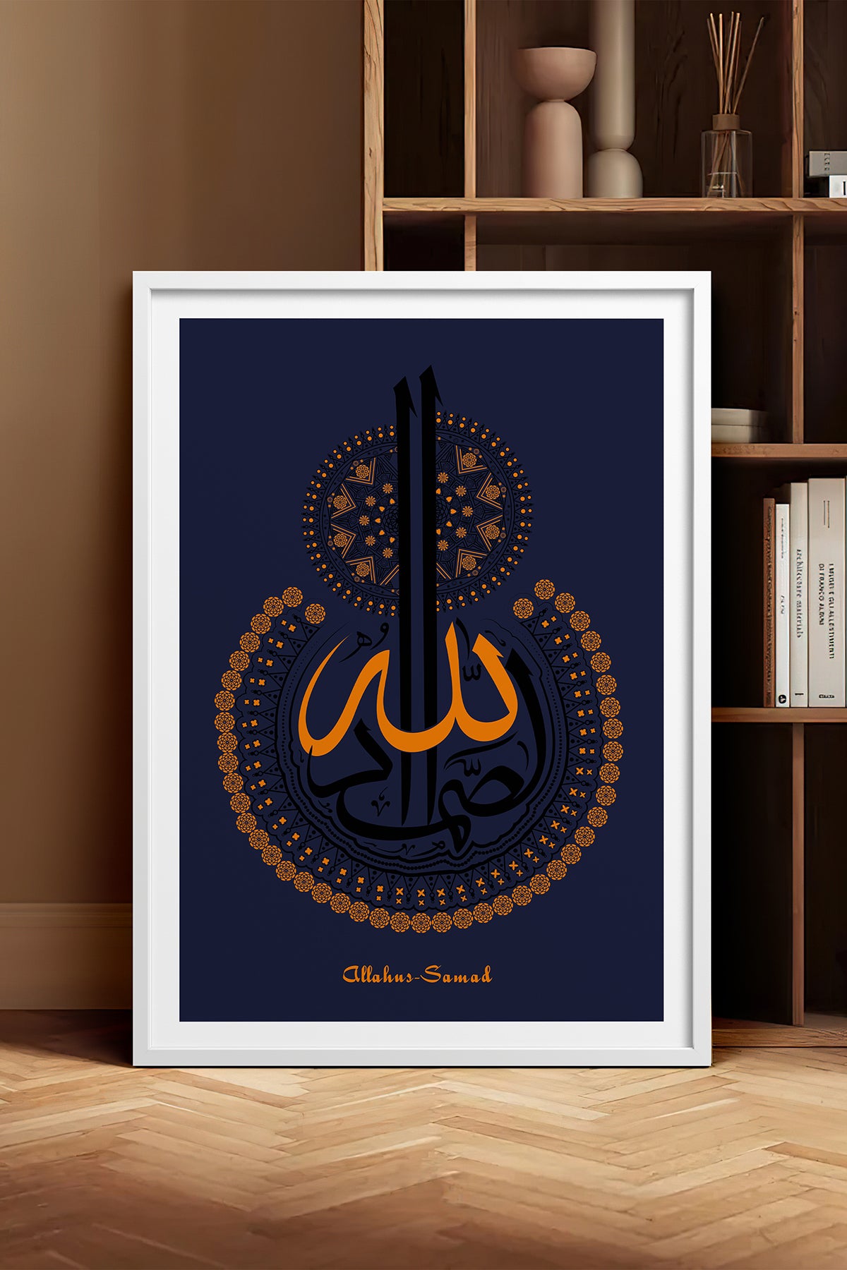 HOMEPACK Ahşap Çerçeveli Tablo Çerçeveli Poster Sanatsal Modern Duvar Dekoru TK-1295