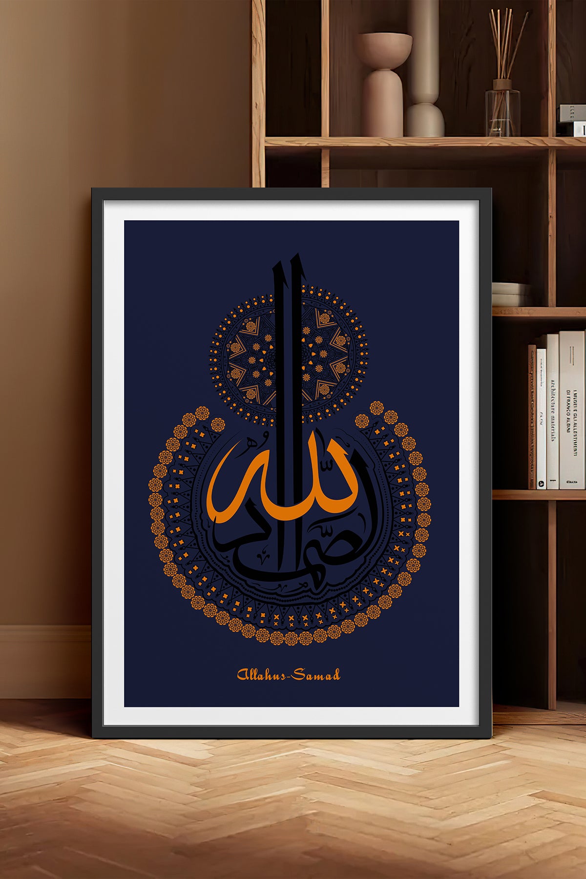 HOMEPACK Ahşap Çerçeveli Tablo Çerçeveli Poster Sanatsal Modern Duvar Dekoru TK-1295