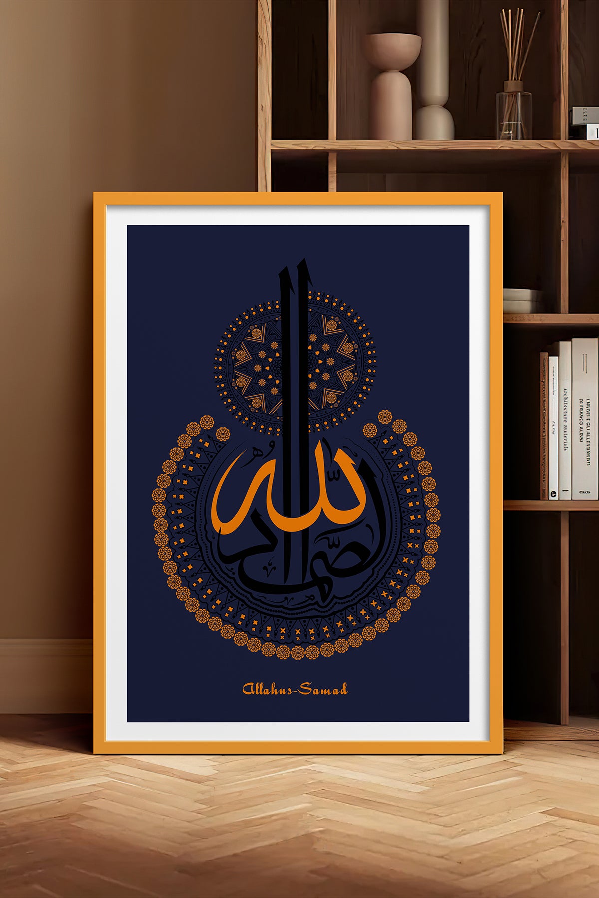 HOMEPACK Ahşap Çerçeveli Tablo Çerçeveli Poster Sanatsal Modern Duvar Dekoru TK-1295