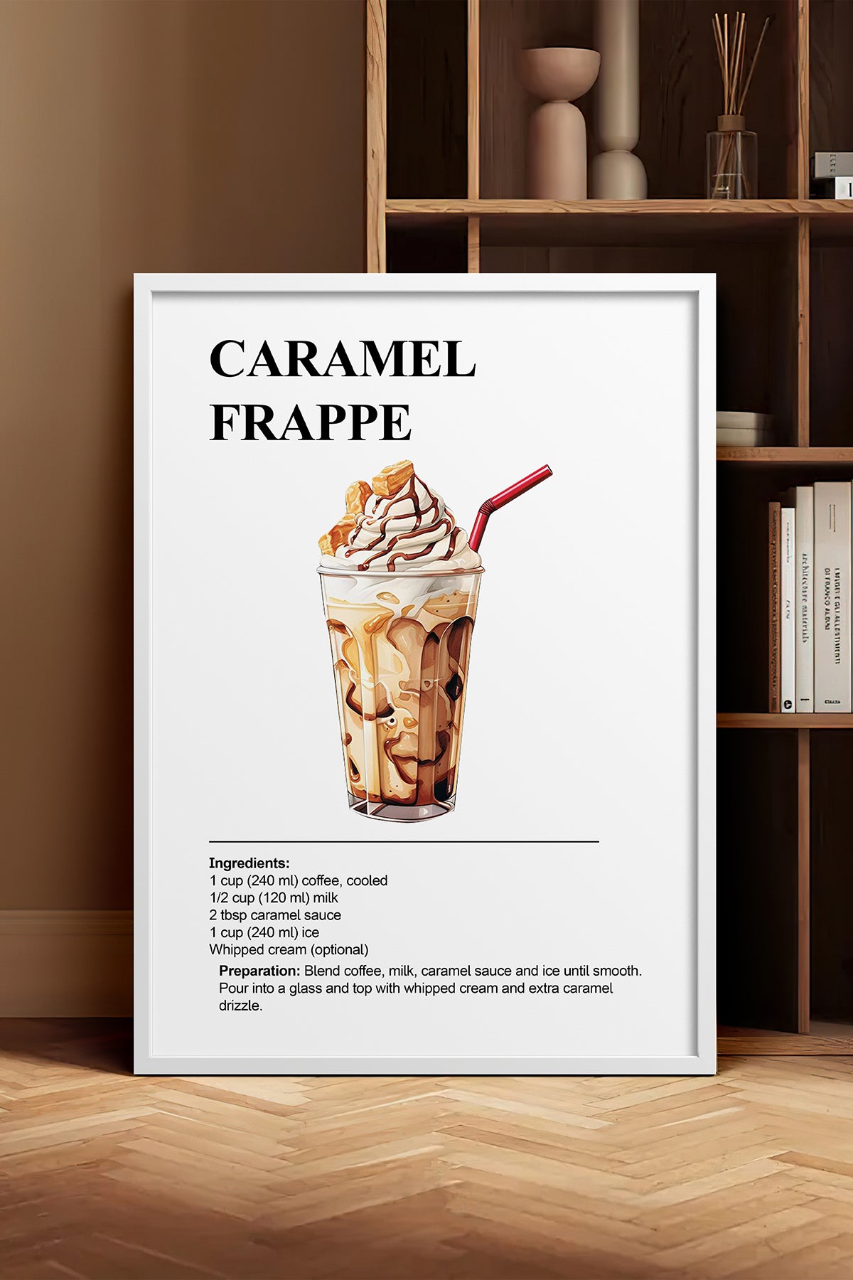 HOMEPACK Ahşap Çerçeveli Tablo Çerçeveli Poster Sanatsal Modern Duvar Dekoru TK-1303